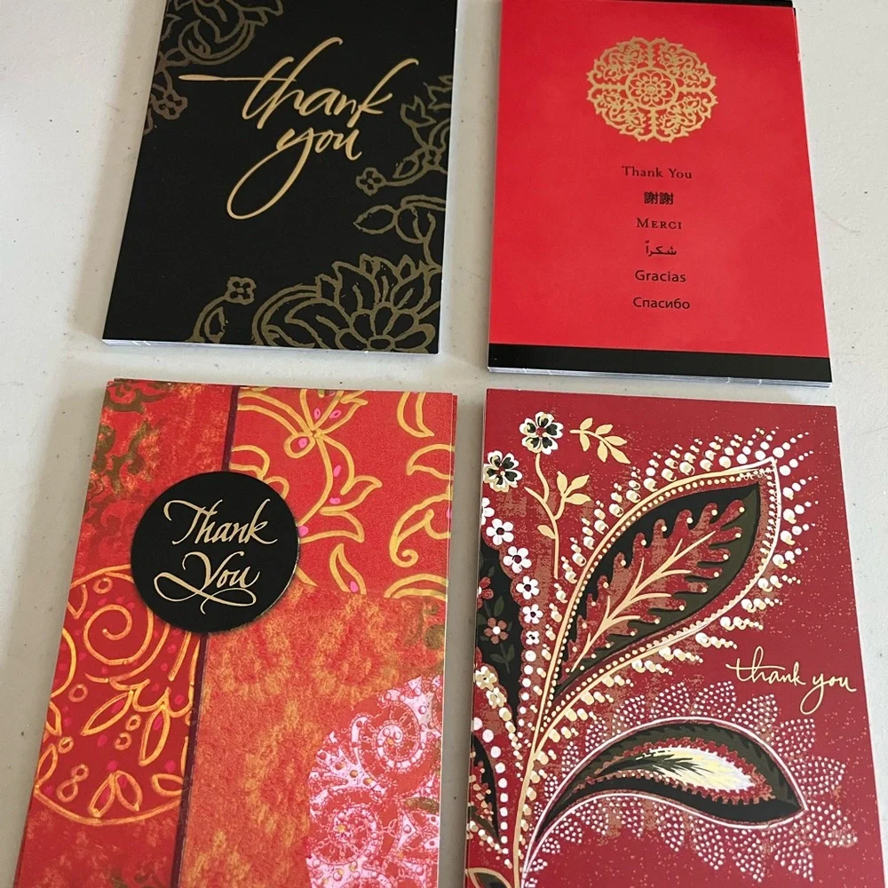 Vintage 24 thank you cards over 59 years old. Great condition. UNICEF /hallmark